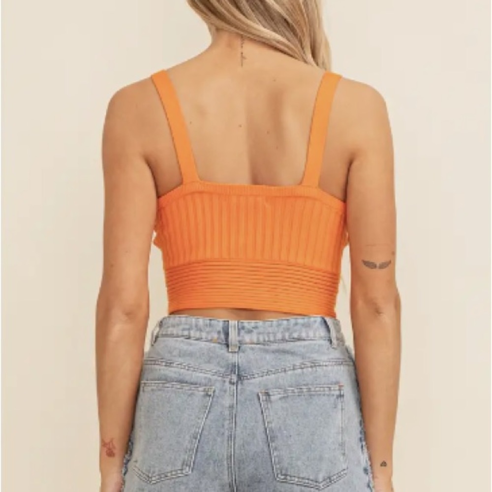 Cropped Sweater Tank - Picture 2 of 3